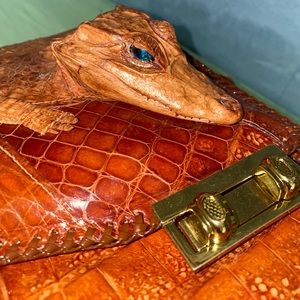 Vintage Baby Alligator Purse
